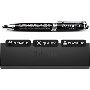 Inkstone Matthew 19:26 Engraved Pen Light with Stylus With God, All Things are Possible Christian Gifts Ideas