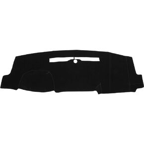 Dashboard Dash Cover Compatible for Chevy Silverado 2014-2018, Durable Polyester Red Front Dash Cover Mat