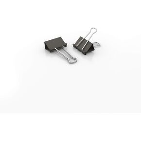 Colored Binder Clips Mini Metal Clamp 5/8-IN / 0.6-inch / 15-mm (Green, 40-Count)
