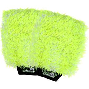 2-Pack 10" x 8" Microfiber Wash Mitt and Wash Sponge Pad Combo