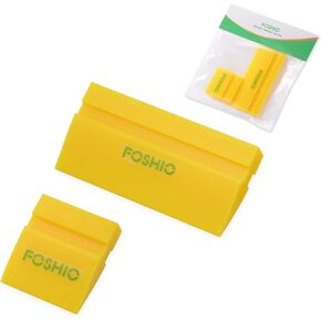 FOSHIO Green Mini Squeegee Window Film Tools,Rubber Squeegee Water Blade Decal Wrap Applicator Car Home Tint