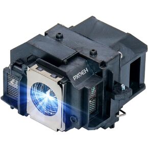ELPLP54/55/56/58 for Epson EX51 EX5200 EB-S7 X7 S8 X8 W7 S9 X9 S10 TW450 EX31 EX51 EX71 EX3200 Powerlite 705HD 1220 1260 S9 MovieMate 60 62 V13H010L54/55/56/58 Replacement Projector Lamp Bulb