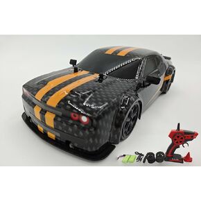 FelizWina-2.4G,1:14,High Speed Remote Control Drift Car,2 Rechargeable Battery,LED,Light up,up to 25Km/H,4WD Racing Fast Drift RC Car Vehicle Toys for Boys Girls, Xmas Birthday Gifts for Kids,1