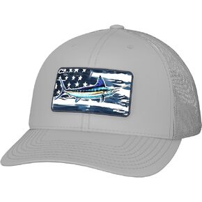 HUK Straw, Wide Brim Fishing & Beach Hat for Men