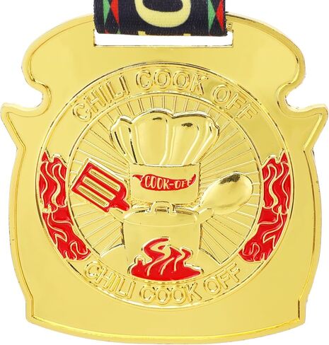 Cooking Medals Chili Cook Off Awards and Trophies 1st Place Medals for Chili Cook Off Party Supplies in Kuwait