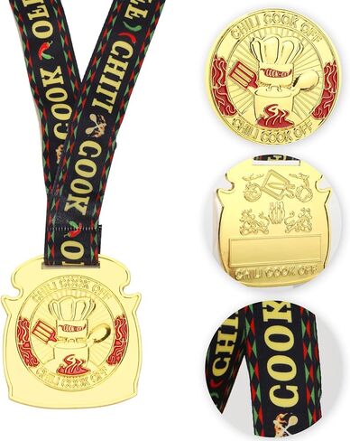 Cooking Medals Chili Cook Off Awards and Trophies 1st Place Medals for Chili Cook Off Party Supplies in Kuwait