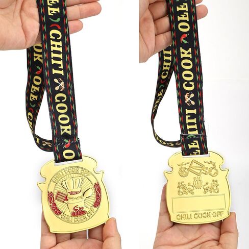 Cooking Medals Chili Cook Off Awards and Trophies 1st Place Medals for Chili Cook Off Party Supplies in Kuwait