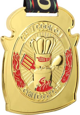 Cooking Medals Chili Cook Off Awards and Trophies 1st Place Medals for Chili Cook Off Party Supplies in Kuwait