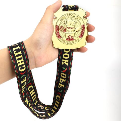 Cooking Medals Chili Cook Off Awards and Trophies 1st Place Medals for Chili Cook Off Party Supplies in Kuwait