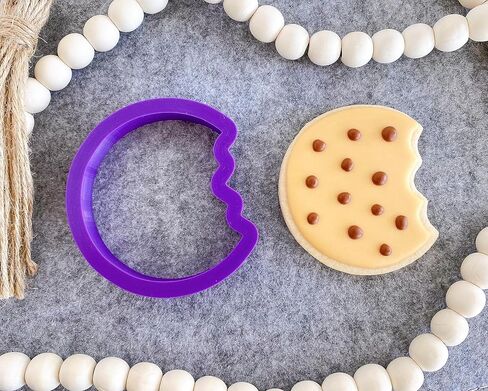 Cookie With Bite Cookie Cutter - Christmas Cookie Cutters - Food Cookie Cutters - Fondant Cutters - Polymer Clay Cutters - Cookie Cutters in Saudi Arabia