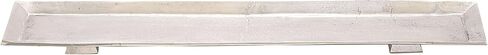 Deco 79 Contemporary Aluminum Rectangle Tray, 35" x 7" x 2", Silver in Saudi Arabia
