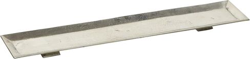 Deco 79 Contemporary Aluminum Rectangle Tray, 35" x 7" x 2", Silver in Saudi Arabia