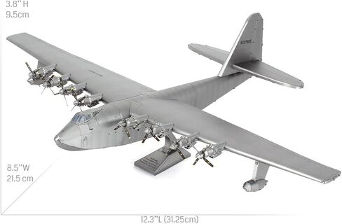 مجموعة نماذج معدنية ثلاثية الأبعاد من Fascinations Metal Earth Premium Series Hughes H-4 Hercules Spruce Goose مع ملاقط in Saudi Arabia