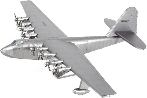 مجموعة نماذج معدنية ثلاثية الأبعاد من Fascinations Metal Earth Premium Series Hughes H-4 Hercules Spruce Goose مع ملاقط in Saudi Arabia