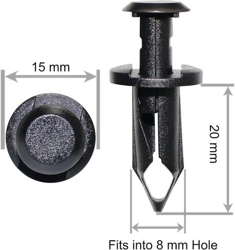 120 Clips with Remover for Can Am 293150089 ATV UTV Fender Clip Fit 8mm 5/16 inch Hole Body Rivet Push Pin for Can Am Commader Maverick Renegade Outlander for Bombardier Splash Guard Retainer in Saudi Arabia