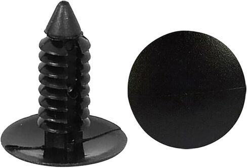 200 Pcs Bumper Clips, Plastic Trim Boot Rivets Clip, 7mm Hole Push Retainer Kit, Fender Shield Fasteners, Automotive Body Clips, Auto Accessories Compatible with GM and More in Saudi Arabia