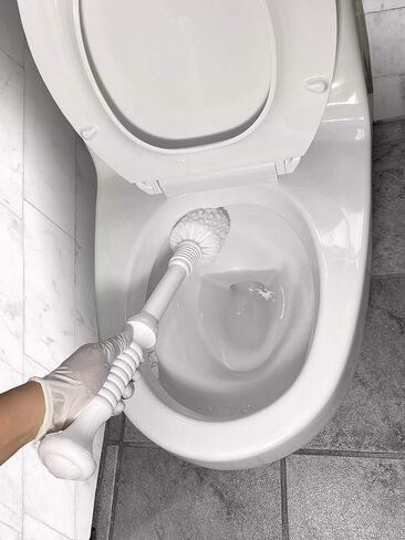 طقم الحمام ماستر بلانجر، مكبس المرحاض وفرشاة المرحاض مع دلاء، أبيض in Kuwait