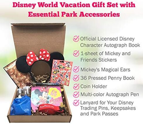 Disney VACATION Set with Essential Park Accessories & Official Autograph Book in Saudi Arabia