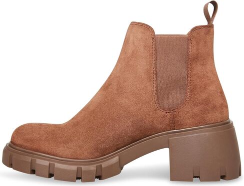 Steve Madden Women's Howler Ankle Boot, Taupe Suede, 7.5 W US in Saudi Arabia
