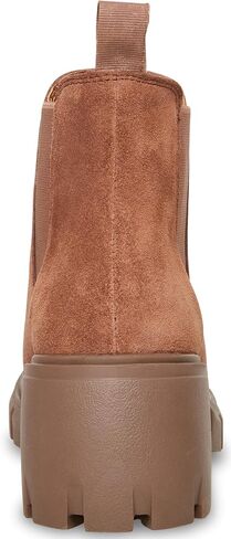 Steve Madden Women's Howler Ankle Boot, Taupe Suede, 7.5 W US in Saudi Arabia