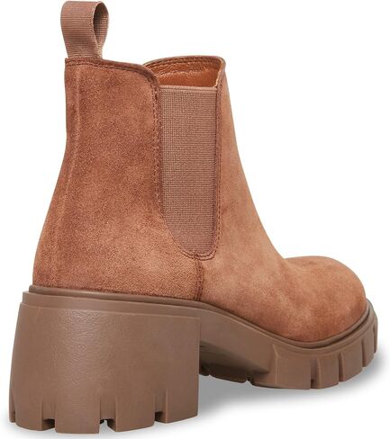 Steve Madden Women's Howler Ankle Boot, Taupe Suede, 7.5 W US in Saudi Arabia