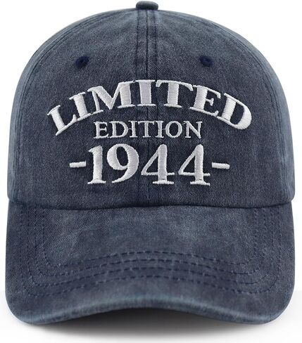 Limited Edition 1940 1941 1942 1943 1944 1945 1946 1947 1948 1949 Hat for Men Women, Adjust Birthday Baseball Cap in Saudi Arabia