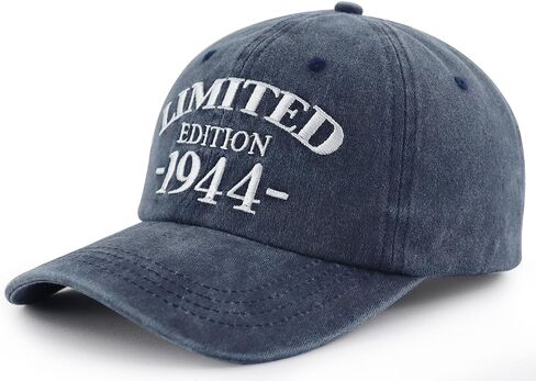 Limited Edition 1940 1941 1942 1943 1944 1945 1946 1947 1948 1949 Hat for Men Women, Adjust Birthday Baseball Cap in Saudi Arabia