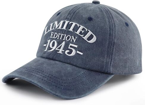 Limited Edition 1940 1941 1942 1943 1944 1945 1946 1947 1948 1949 Hat for Men Women, Adjust Birthday Baseball Cap in Saudi Arabia