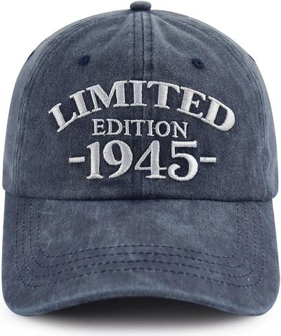 Limited Edition 1940 1941 1942 1943 1944 1945 1946 1947 1948 1949 Hat for Men Women, Adjust Birthday Baseball Cap in Saudi Arabia