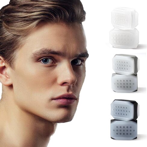 6pcs Jawline Exerciser for Men & Women - Silicone Jaw, Face, and Neck Exerciser- Trainer & Jaw Line Exercise Device for Slims & Tones Face, Look Younger Healthier - Facial Exerciser in Saudi Arabia