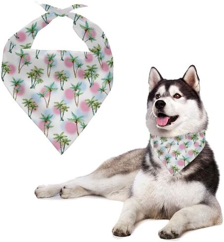 Circle Dots Dog Scarf, Vintage Red White Polka Dot Pet Wearable Triangle Bandanas, Round Spot Print Dogs Cats Kerchief Bibs Costume Decoration Accessories in Saudi Arabia