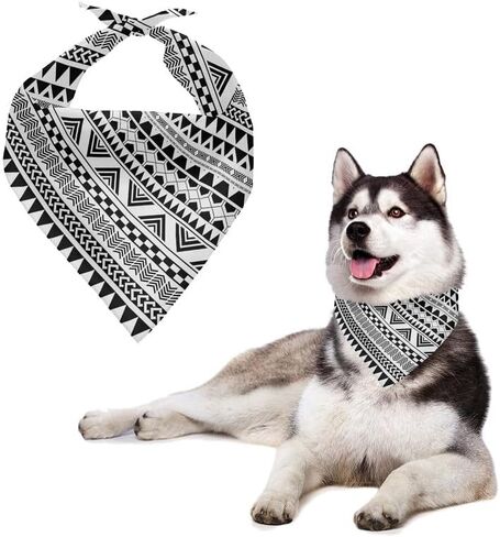 Circle Dots Dog Scarf, Vintage Red White Polka Dot Pet Wearable Triangle Bandanas, Round Spot Print Dogs Cats Kerchief Bibs Costume Decoration Accessories in Saudi Arabia