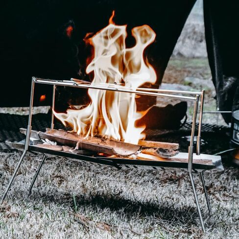 Wood Burning Camp Stoves Picnic BBQ Cooker Potable Stainless Steel Backpacking Stove With Storage Bag in Saudi Arabia