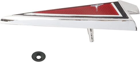 غطاء مصد للواجهة الأمامية، لوحة الأنف، شعار رأس السهم، أحمر متوافق مع موديلات 1977-1981 Pon-tiac Firebird وTrans Am، شعار رأس السهم الأمامي in Kuwait