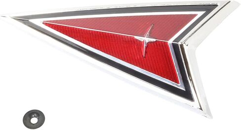 غطاء مصد للواجهة الأمامية، لوحة الأنف، شعار رأس السهم، أحمر متوافق مع موديلات 1977-1981 Pon-tiac Firebird وTrans Am، شعار رأس السهم الأمامي in Kuwait