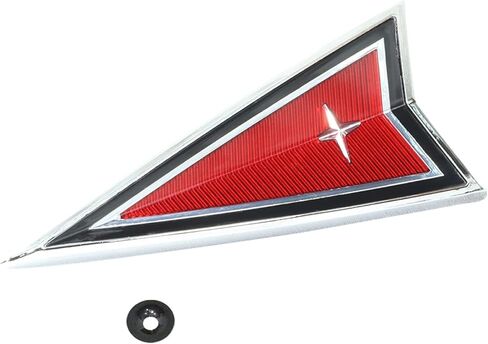 غطاء مصد للواجهة الأمامية، لوحة الأنف، شعار رأس السهم، أحمر متوافق مع موديلات 1977-1981 Pon-tiac Firebird وTrans Am، شعار رأس السهم الأمامي in Kuwait