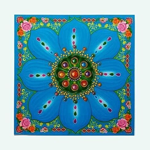 ValuedTrade 160pcs Incense Paper/ Joss Paper High Grade Colorful with Gold Foil (Size Small) for Ancestor Praying 7.5 Inches X 7.5 Inches (4 Colors) in Saudi Arabia