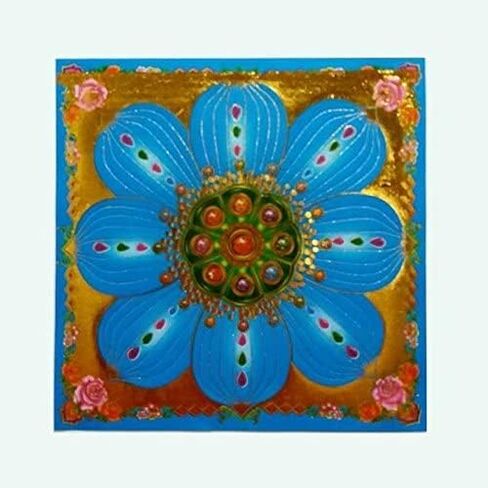 ValuedTrade 160pcs Incense Paper/ Joss Paper High Grade Colorful with Gold Foil (Size Small) for Ancestor Praying 7.5 Inches X 7.5 Inches (4 Colors) in Saudi Arabia