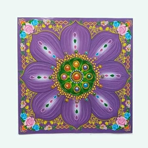 ValuedTrade 160pcs Incense Paper/ Joss Paper High Grade Colorful with Gold Foil (Size Small) for Ancestor Praying 7.5 Inches X 7.5 Inches (4 Colors) in Saudi Arabia