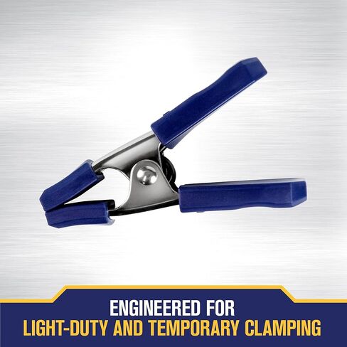 مشبك زنبركي معدني من إيروين تولز، 1 بوصة (222601)، أزرق in Kuwait