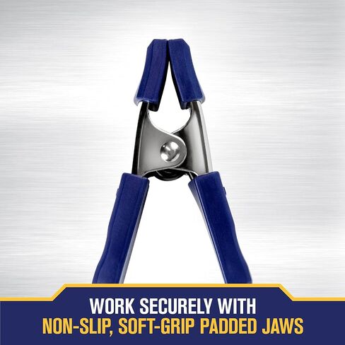 مشبك زنبركي معدني من إيروين تولز، 1 بوصة (222601)، أزرق in Kuwait