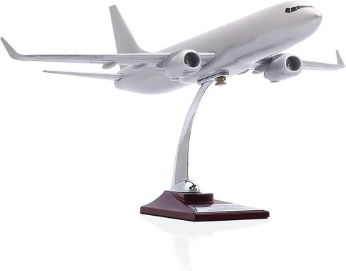 Zekupp Boeing 737-800 1/100 -Silver Colored Special Design Model Aircraft in Saudi Arabia