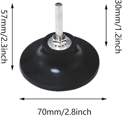 2pcs Quick Change Disk Pad Holder Roloc Adapter Roloc Holder 2" Sanding Discs Pad Holder for Polishing Sanding Surface Preparation in Saudi Arabia
