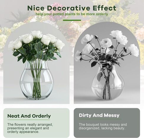 3Pcs Floral Grid for Vase, Reuseable Flower Arrangement Holder for Floral Stems Bouquets Plant Fixation (5'' Dia) in Saudi Arabia