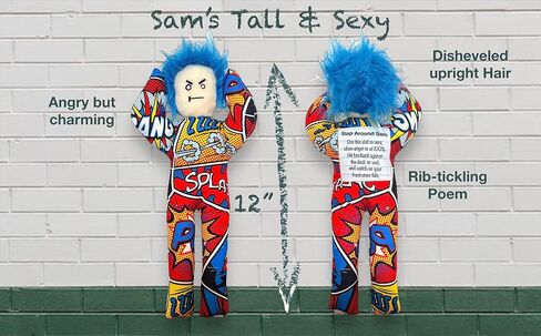 Funny Gag Gift - Stress Relief - Slap Around Sam Doll - for Friends, Co-Worker, Men, Women, Husband, Wife, Girlfriend, Boyfriend (Boombastic Pop) in Saudi Arabia