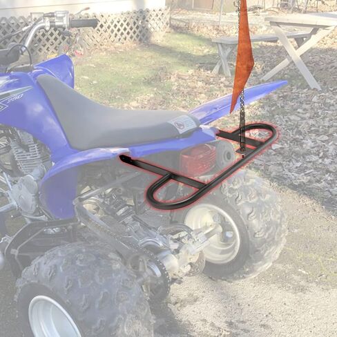 WeiSen Rear Wide Grab Bar Bumper Compatible with 2008-2013 Yamaha Raptor 125 250 ATV in Saudi Arabia