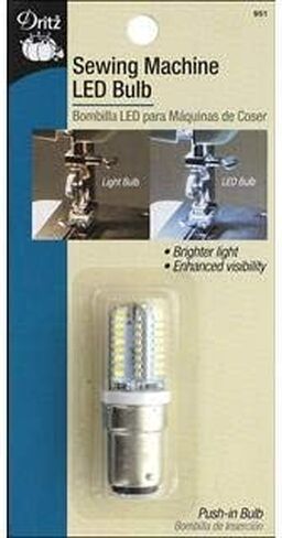 Dritz Sewing Machine LED Light Bulb, Push-In 5.75 x 2.88 x 0.75 in Saudi Arabia