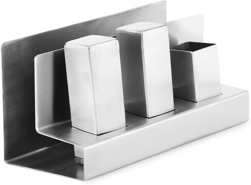 Stainless Steel Kitchen Utensils Salt, Pepper, toothpicks & Napkin Holders, Kitchen Spices in Kuwait
