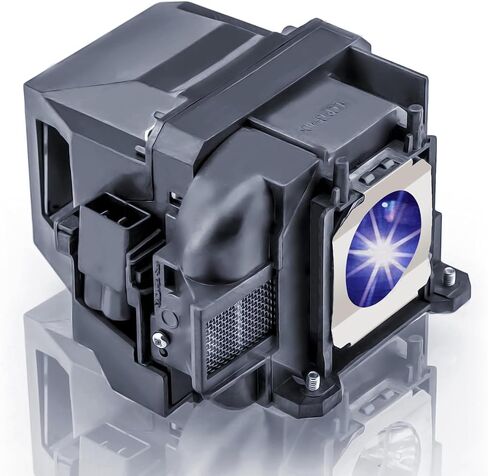 لمبة مصباح بديلة ELPLP96/ELPLP97 لإبسون V13H010L96/V13H010L97 VS250 VS355 VS350 EX5260 EH-TW650 EB-S41، Powerlite Home Cinema 2150 1060 2100 660 760 760HD، مع غطاء in Kuwait