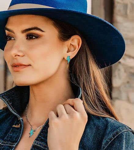 5 قطع القلائد الغربية للنساء البوهيمي الفيروز الصليب قلادة البقرة علامة حدوة الحصان قلادة الهبي الملحقات الفيروز ليجتنينج بولت بار قلادة قلادة للفتيات 90 ثانية راعية البقر بوهو قلادة مجموعة مجوهرات in Kuwait